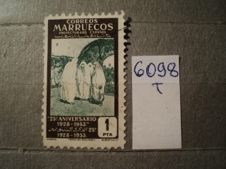 Фото марки Испан. Марокко 1953г