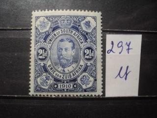 Фото марки Южная Африка 1910г **