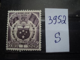 Фото марки Самоа 1958г *