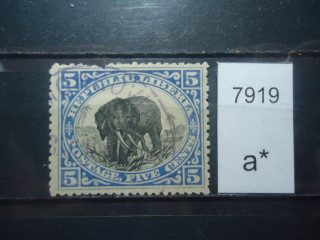 Фото марки Либерия 1905г