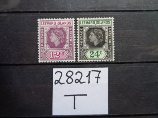 Фото марки Британские Подветренные Острова 1954г **