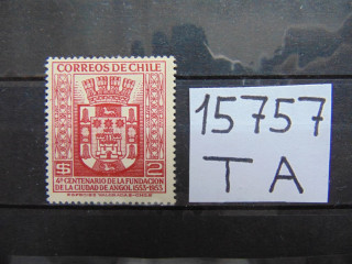 Фото марки Чили марка 1954г **