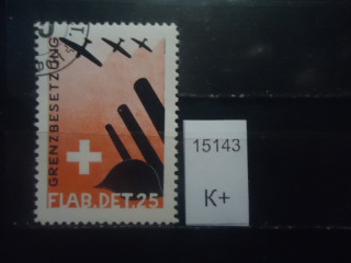 Фото марки Швейцария 1939-40гг непочтовая марка