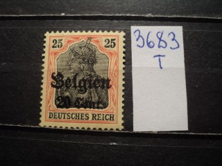 Фото марки Германская оккупация Бельгии 1916г *
