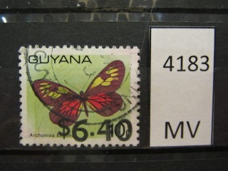 Фото марки Гвиана 1989г