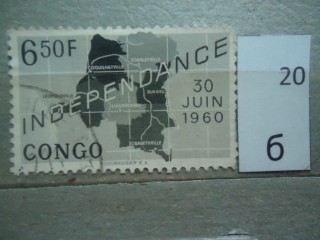 Фото марки Бельгийское Конго 1960г
