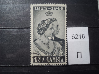 Фото марки Гамбия 1948г