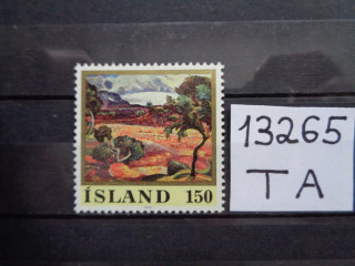 Фото марки Исландия марка 1976г **