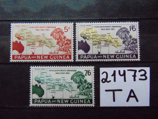 Фото марки Папуа-Новая Гвинея серия 1962г **