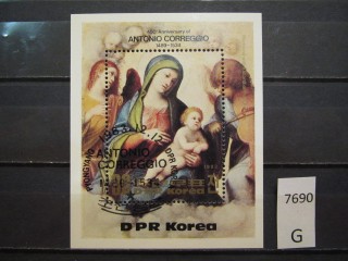 Фото марки Северная Корея 1983г блок