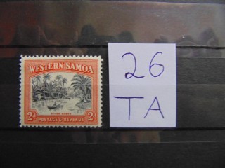 Фото марки Самоа 1935г *