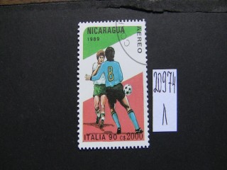 Фото марки Никарагуа 1989г