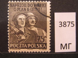 Фото марки Польша 1951г