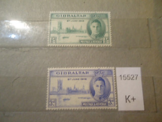 Фото марки Брит. Гибралтар 1946г **