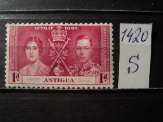 Фото марки Антигуа 1937г *