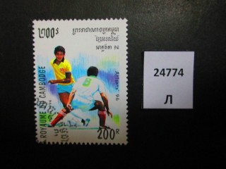Фото марки Камбоджа 1990г
