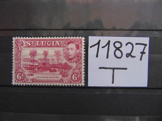 Фото марки Британская Св. Люсия 1938г *
