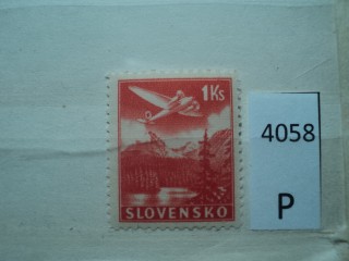 Фото марки Словакия 1939г **