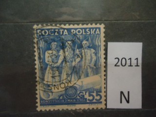 Фото марки Польша 1938г