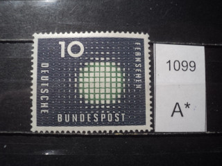 Фото марки Германия ФРГ 1957г *