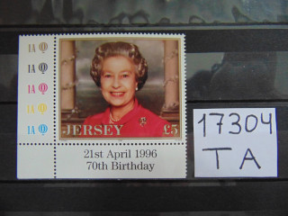 Фото марки Британский Джерси марка 1996г **