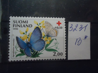 Фото марки Финляндия 1990г **