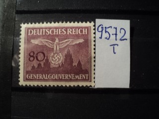 Фото марки Германская оккупация Польши 1943г **