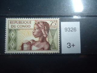Фото марки Франц. Конго 1959г **