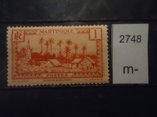 Фото марки Франц. Мартиника 1933-38гг *