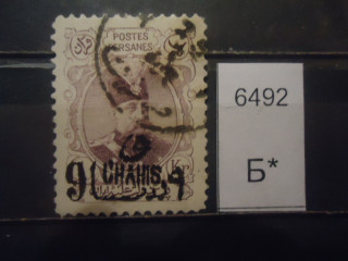 Фото марки Персия 1904г надпечатка