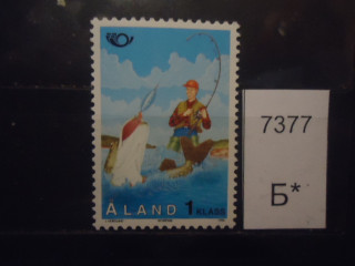 Фото марки Аландские острова 1995г (рыбалка) **