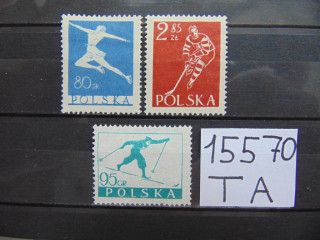 Фото марки Польша серия 1953г *