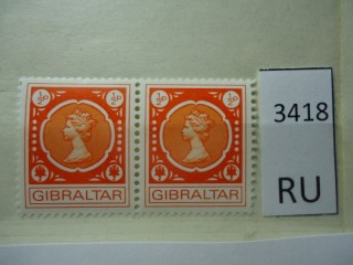 Фото марки Гибралтар 1971г пара **