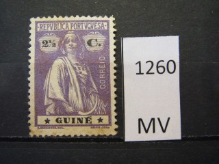Фото марки Порт. Гвинея 1914г *