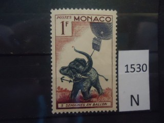 Фото марки Монако 1955г *