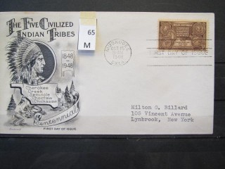 Фото марки США 1948г FDC (первый день гашения)