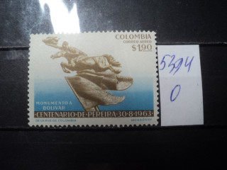 Фото марки Колумбия 1963г *