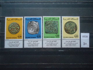 Фото марки Марокко 10 евро с купоном 1976г **