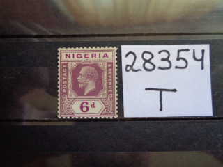 Фото марки Британская Нигерия 1921г *