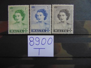 Фото марки Британская Мальта серия 1950г **