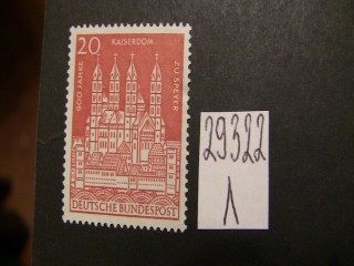 Фото марки Германия ФРГ 1961г *