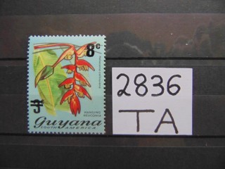 Фото марки Гвиана марка 1975г **