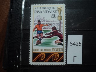 Фото марки Руанда 1970г *