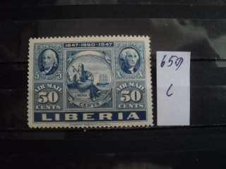 Фото марки Либерия 1947г **