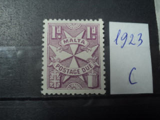 Фото марки Брит. Мальта 1925г **