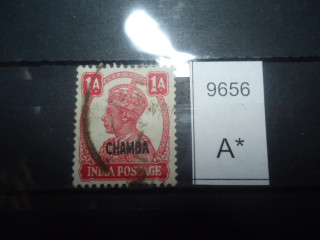 Фото марки Индия. Штат Чамба 1942г