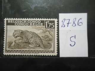 Фото марки Бельгийское Конго 1942г *