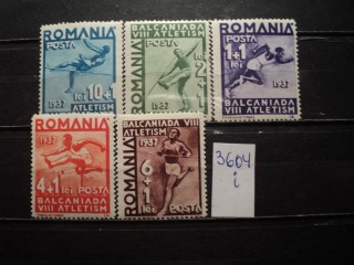 Фото марки Румыния 1937г серия **