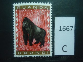 Фото марки Руанда-Урунди 1960г **