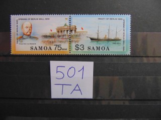 Фото марки Самоа серия 1989г **